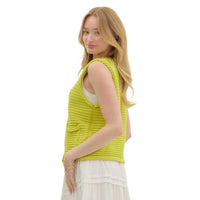 Entro - Chartreuse Fashion Vest