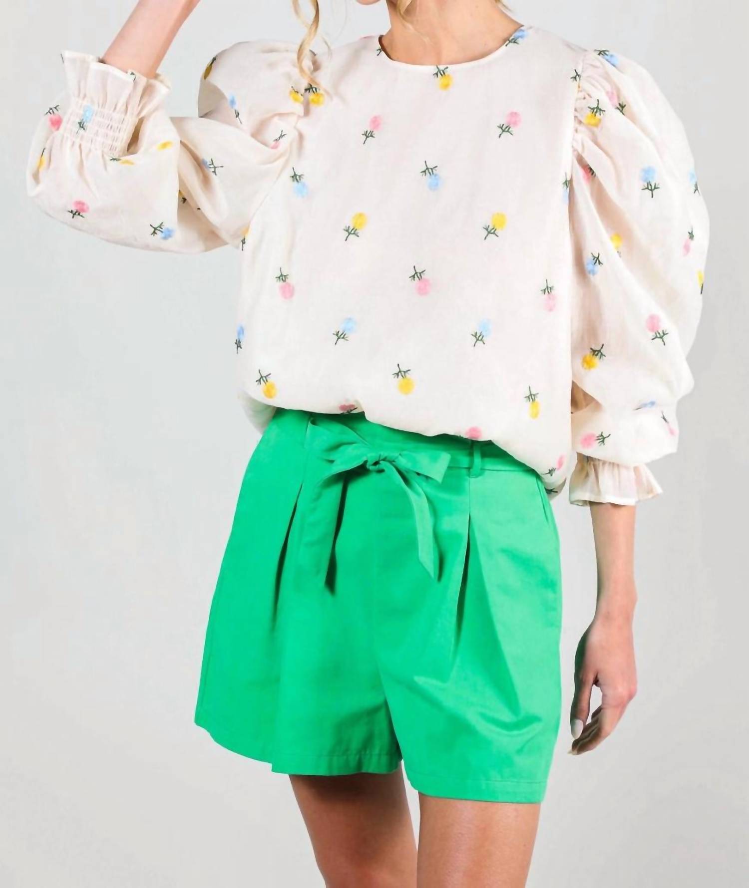 Vine & Love - Spring Floral Blouse Top