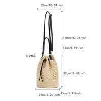 Accity - Women's Farrah Woven Bag