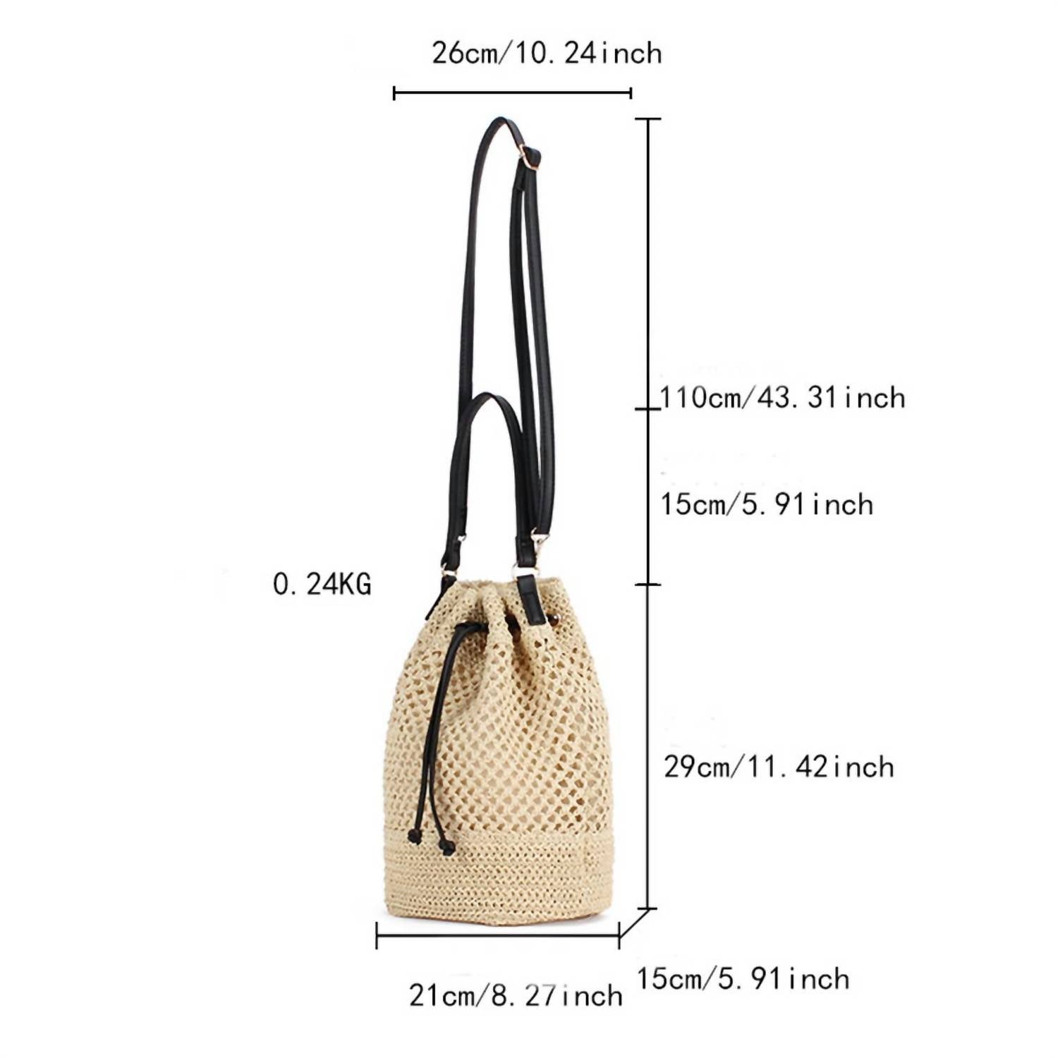 Accity - Women's Farrah Woven Bag