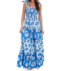 Flying Tomato - Well Traveled Print Maxi Dress