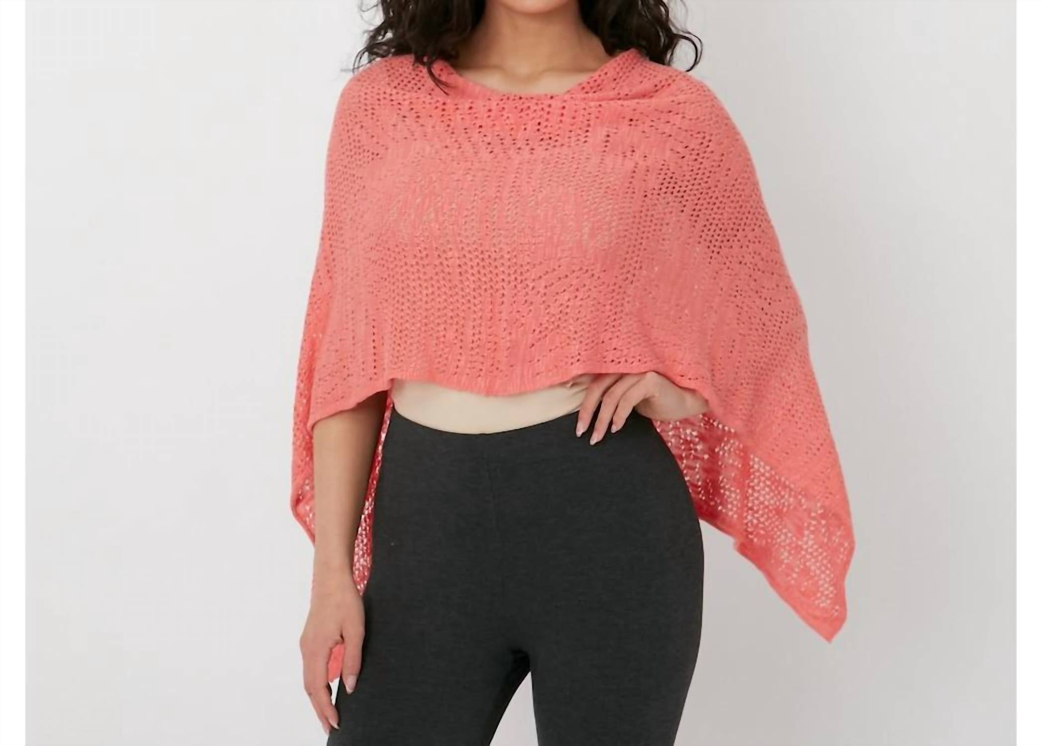 Parkhurst - Palm Leaf Sweater Poncho