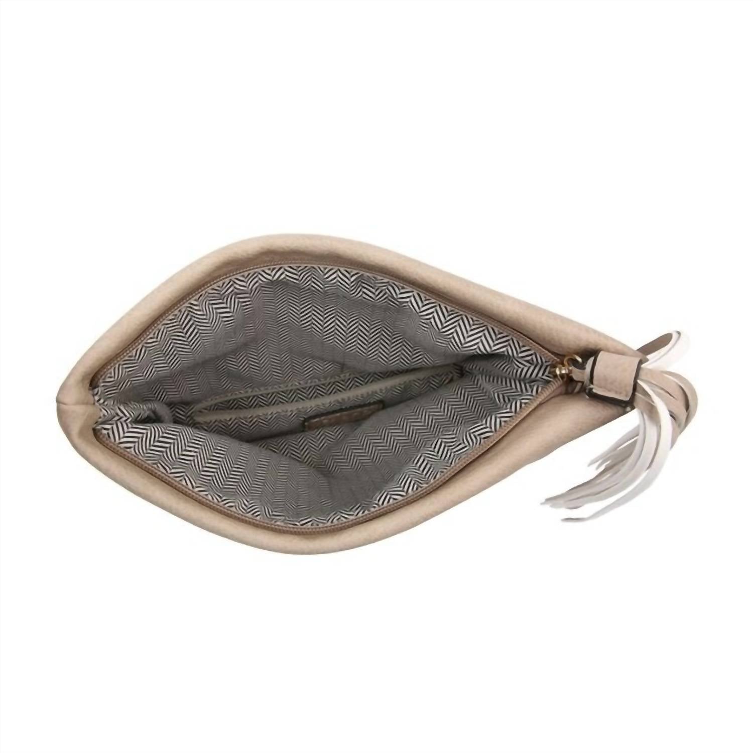 Jen & Co. - Austin Flapover Tassel Crossbody/Clutch