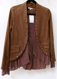 Adore - Women's Ruffle Liner And Cuffs Jacket
