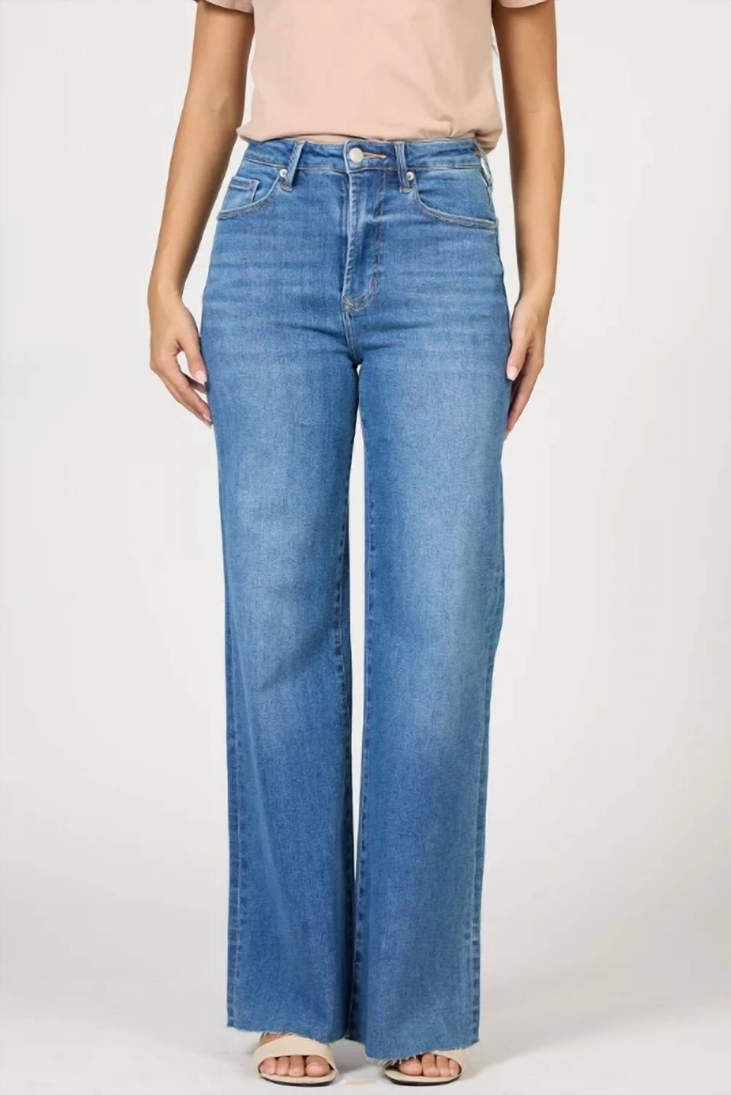 Dear John Denim - Fiona High Rise Wide Leg Jeans