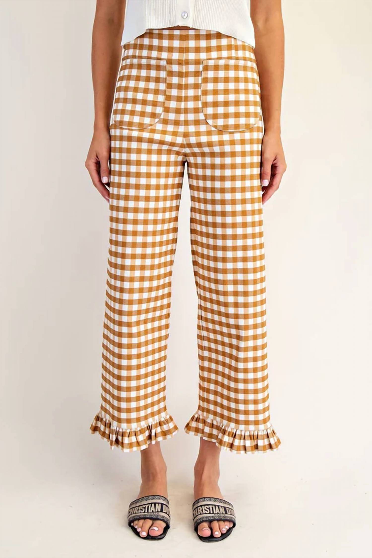Ee:Some - Plaid It Up Pants