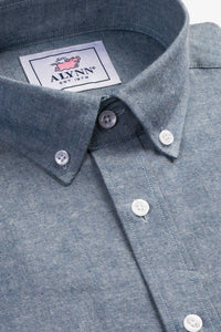 Alynn - Men's Lucas Untuckable Slim Fit Dress Shirt