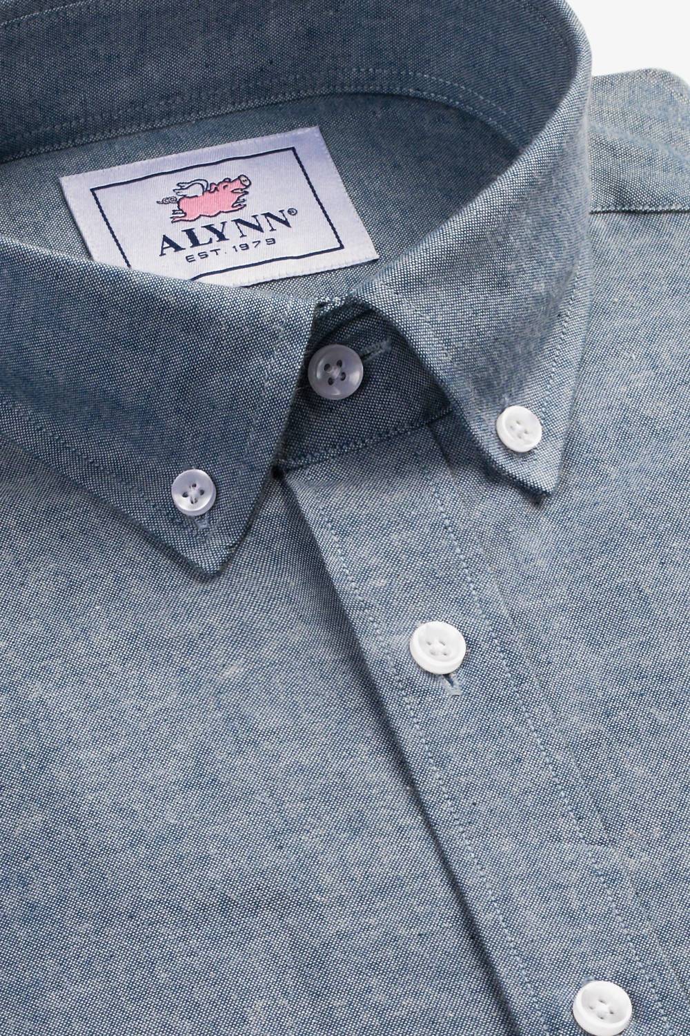 Alynn - Men's Lucas Untuckable Slim Fit Dress Shirt