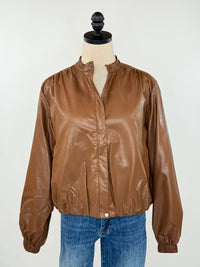 Pinch - Rebel Glow Faux Leather Bomber Jacket
