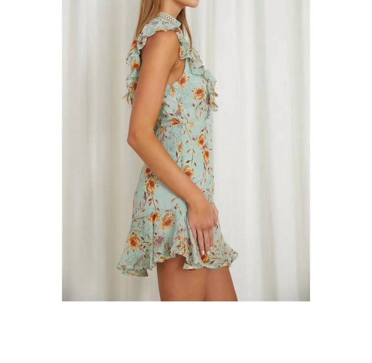 Floral Printed Mini Dress