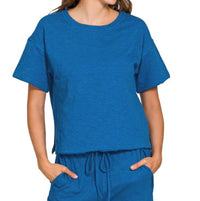 Zenana - Cotton Slub Short Sleeve Tee