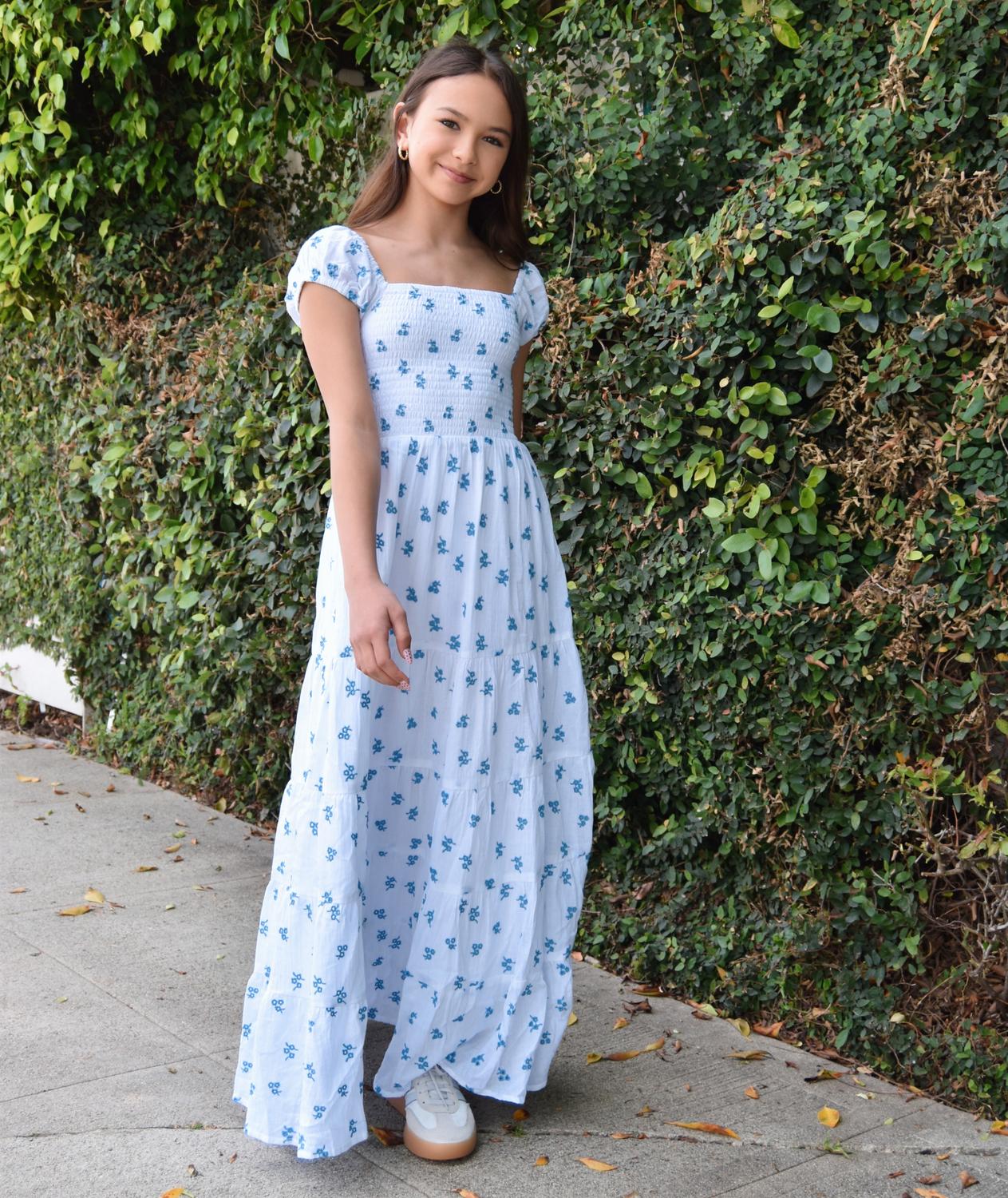 Katie J Nyc - Boho Eyelet Indie Dress
