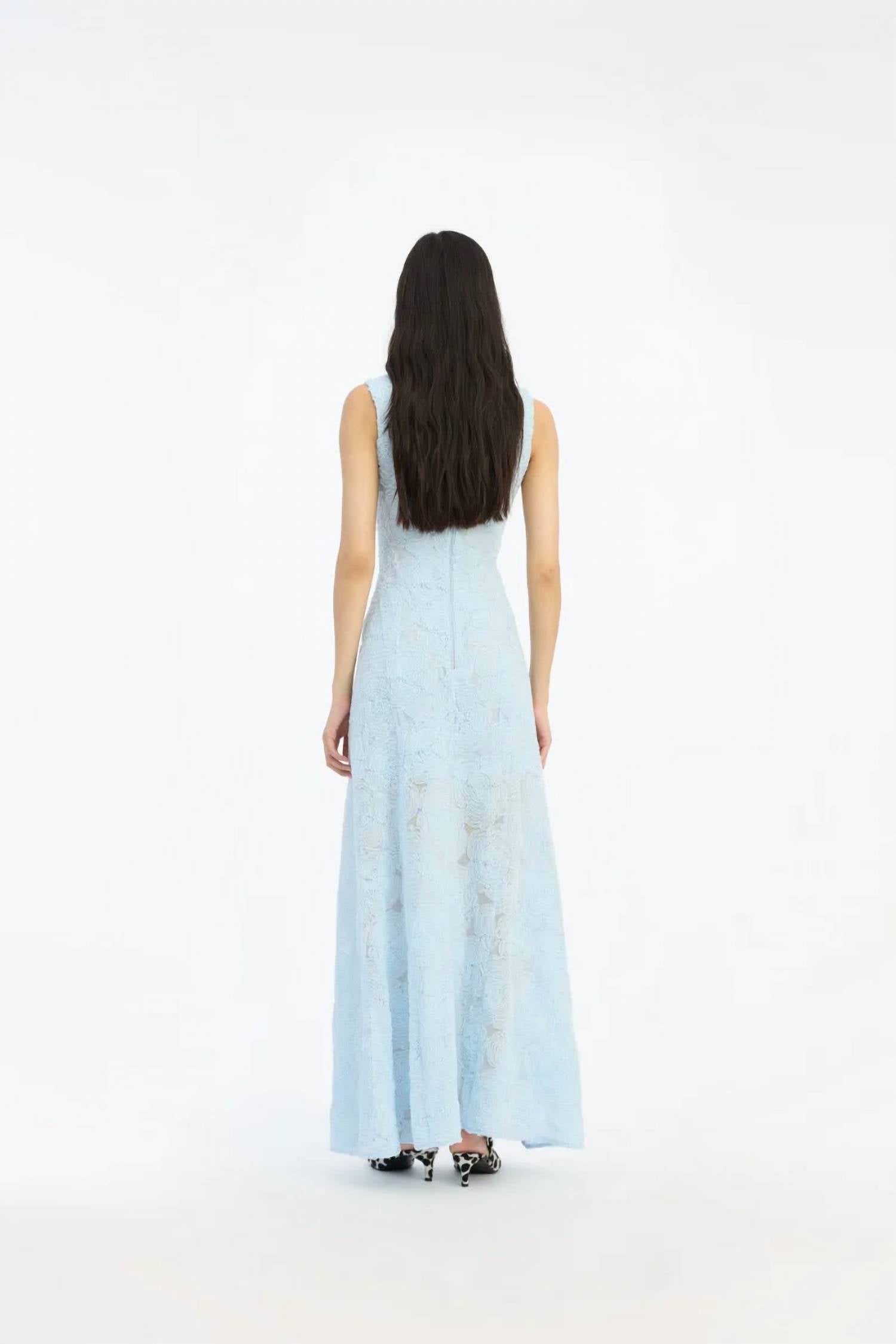 Rotate - MESH MAXI DRESS