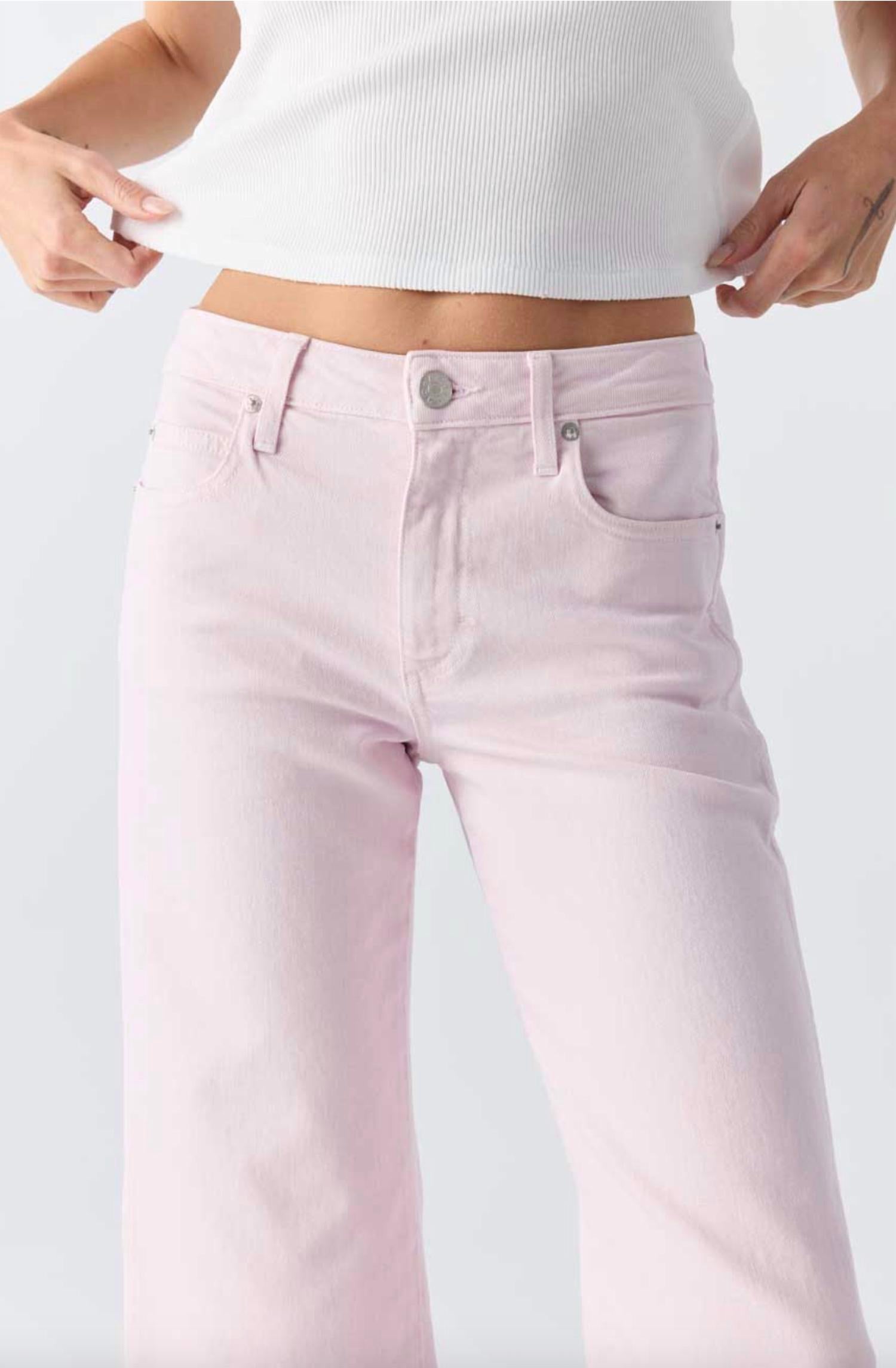 Amo - Marjorie Mid Rise Wide Leg Jeans