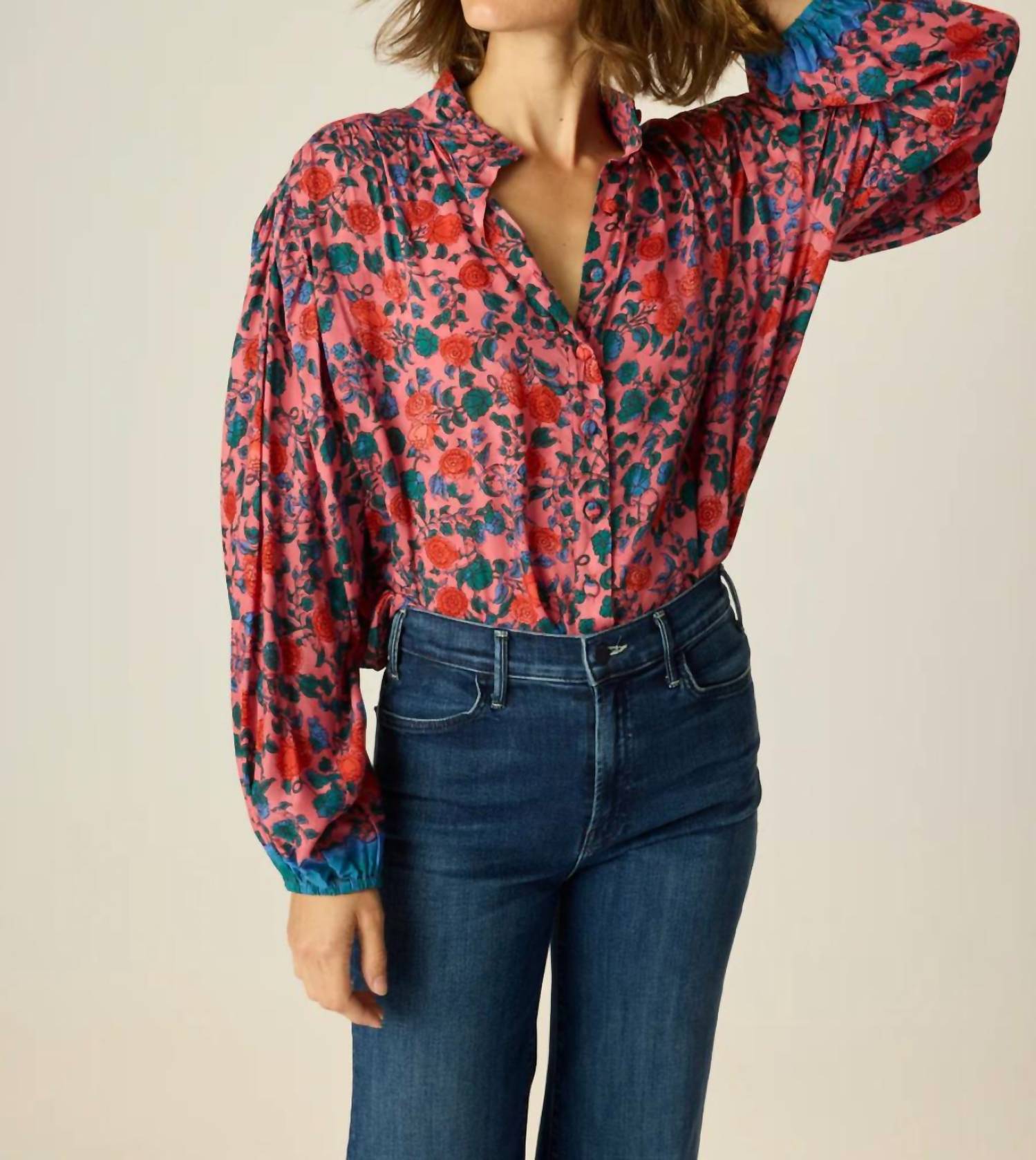 Natalie Martin - Iris Rayon Print Top