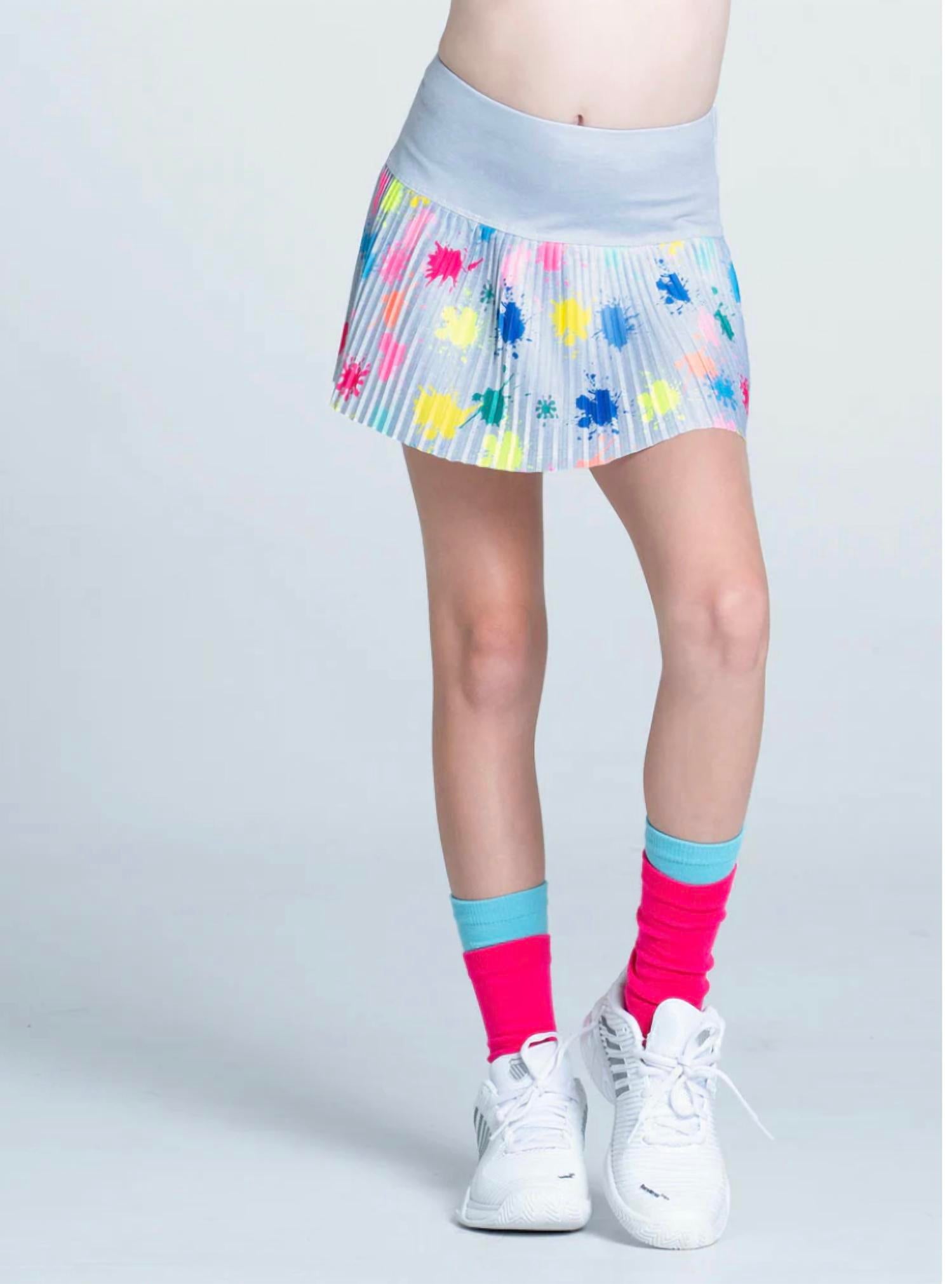 Lucky in Love Smash That Skirt in love smash that skirt in grey - kids' skirt - detail view