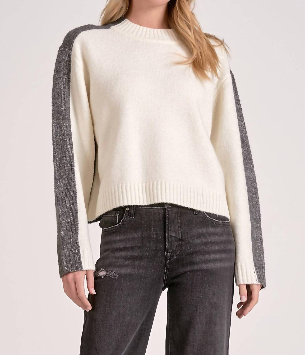 Elan - Marla Color Block Sweater