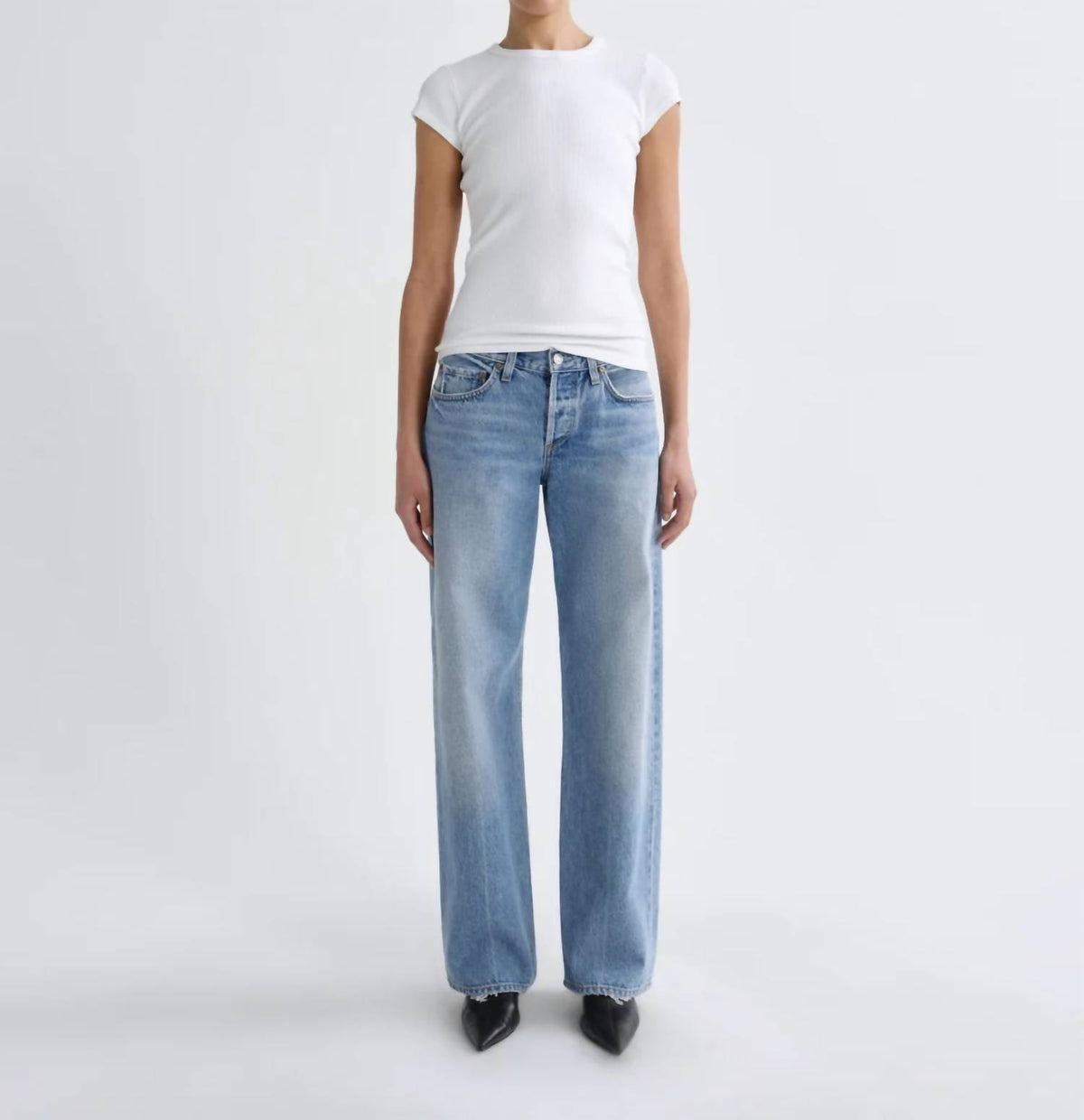 Agolde - Edison Cap Sleeve Tee