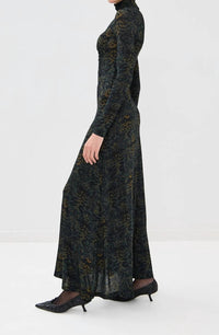 Ulla Johnson - Koa Jersey Ruched Front Turtleneck Dress
