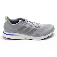 adidas Men's Supernova Running Shoes in halo silver - men's shoe - detail view