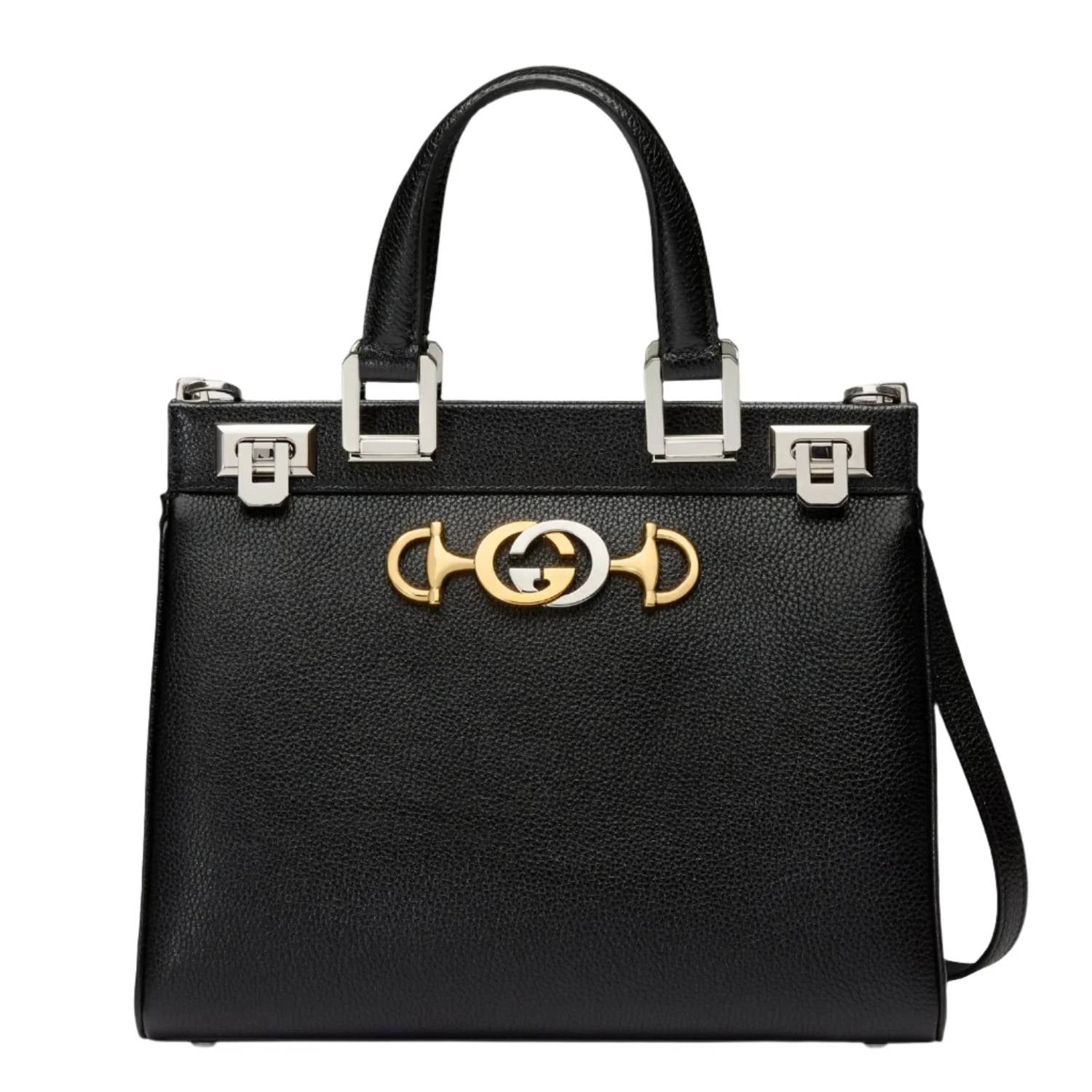 Gucci - Women's Zumi Grainy Leather Small Top Handle Bag