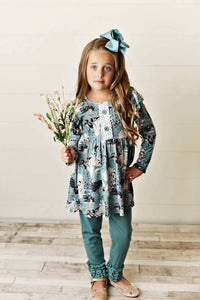 Adorable Sweetness - Girls Ruffle Legging Set