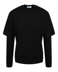 Ambush Men's Layered Long Sleeve T-shirt in black - men's long sleeve top