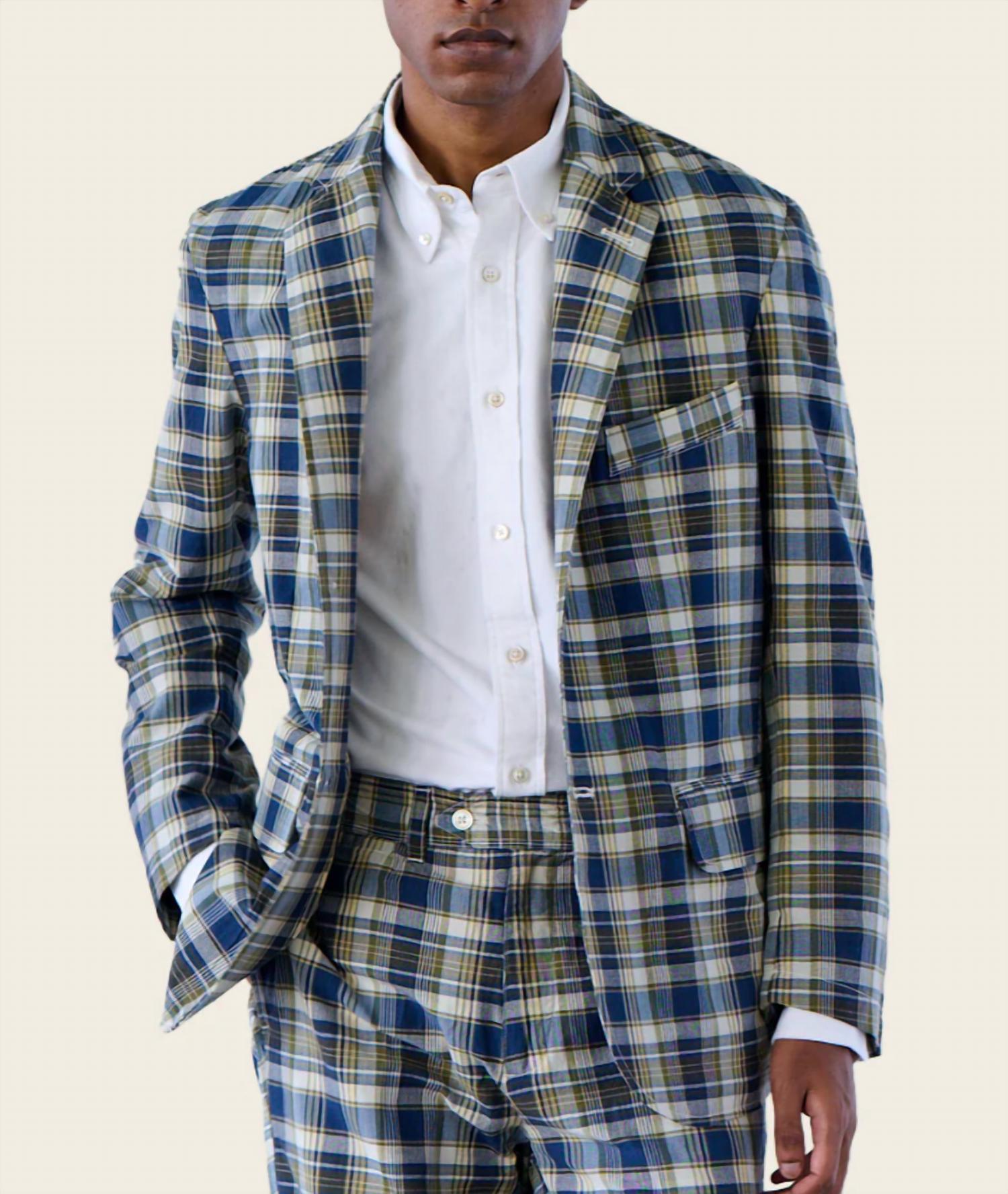 Original Madras Trading Company - Men's Two Button Summer Jacket