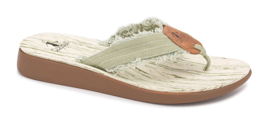 Corkys Footwear - Women's Shaved Ice Frayed Edge Flip Flops