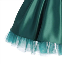 Sweet Kids - Girl's Pleated Satin Special Occasion Dress