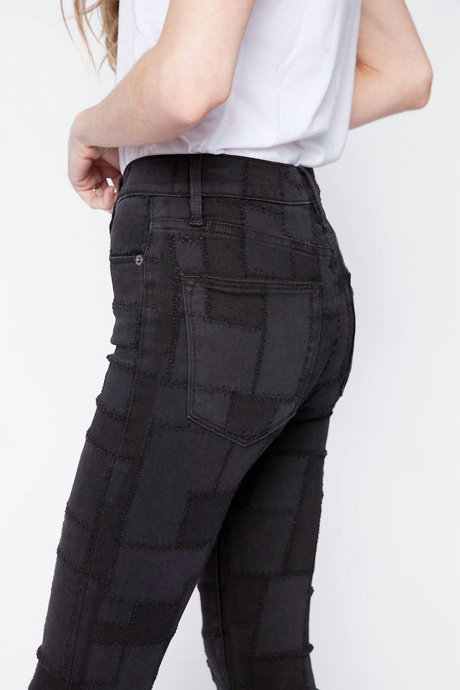 Frame - Le High Skinny Laser Patchwork Jeans