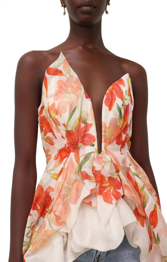 Zimmermann - Tranquility Draped Bodice Top