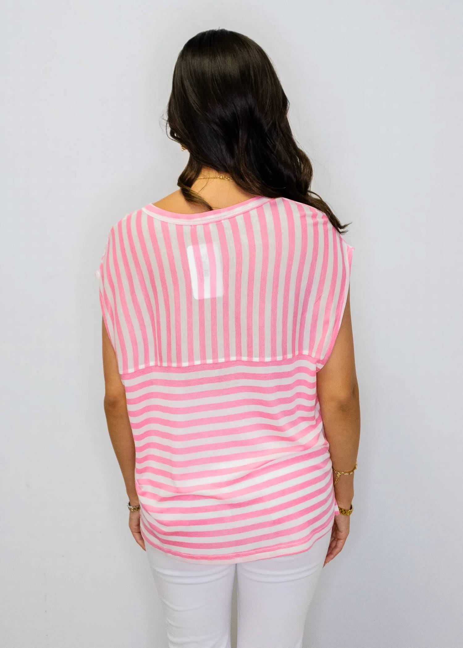 Wishlist - Striped Muscle Tank Top