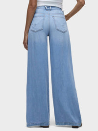 Hudson - James Accent Hardware Wide Leg Jeans