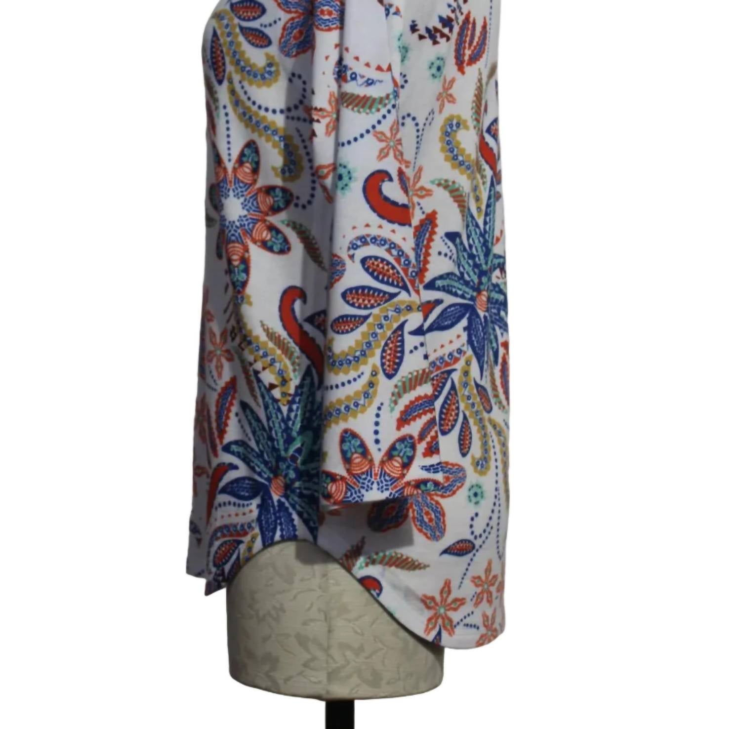 Nally & Millie - Women's Floral Crew Neck Top