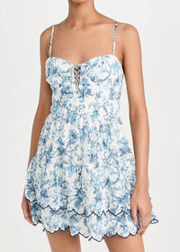 Alice + Olivia - Daisy Tiered Ruffle Mini Dress