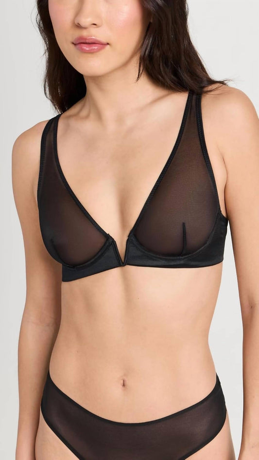 Commando - Mesh Plunge Bra