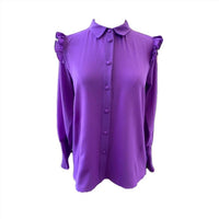 Giorgia Jo - Women's Chic Smocked Cuff Blouse