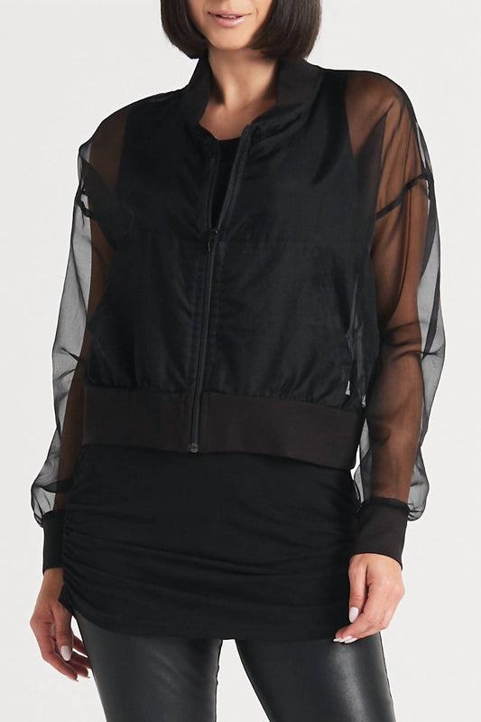 Planet By Lauren G. - Organza Baseball Jacket