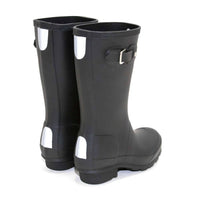 HUNTER Girls Original Rain Boots in black - kids' shoe - detail view
