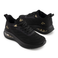 Andrea Women’s Casual Athletic Sneakers With Cushioned Sole in black - women's sneaker - view 4