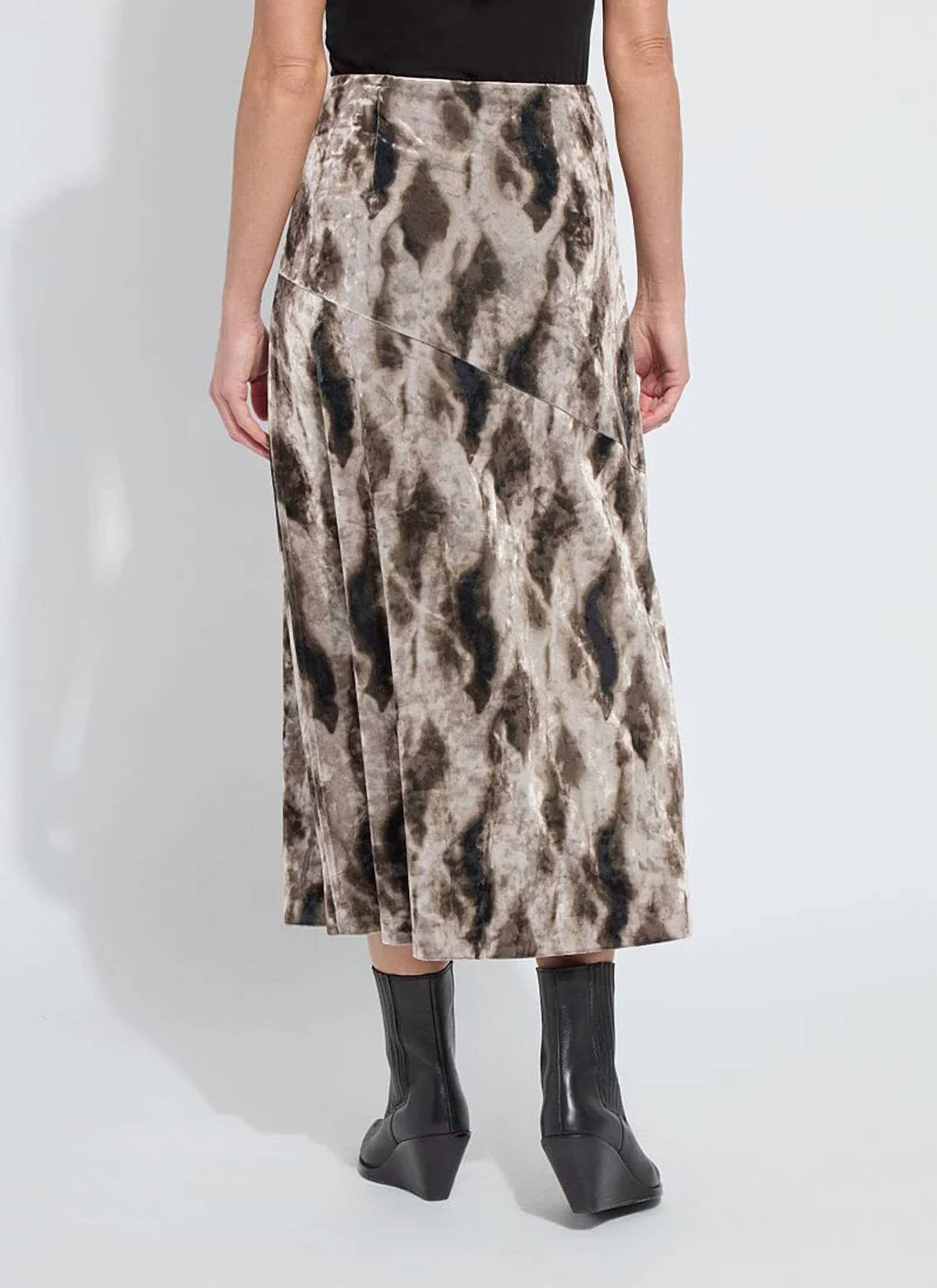Lysse - Dominique St Velvet Pleated Skirt