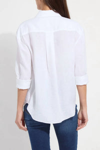 Lysse - Rose Roll Tab Utility Shirt