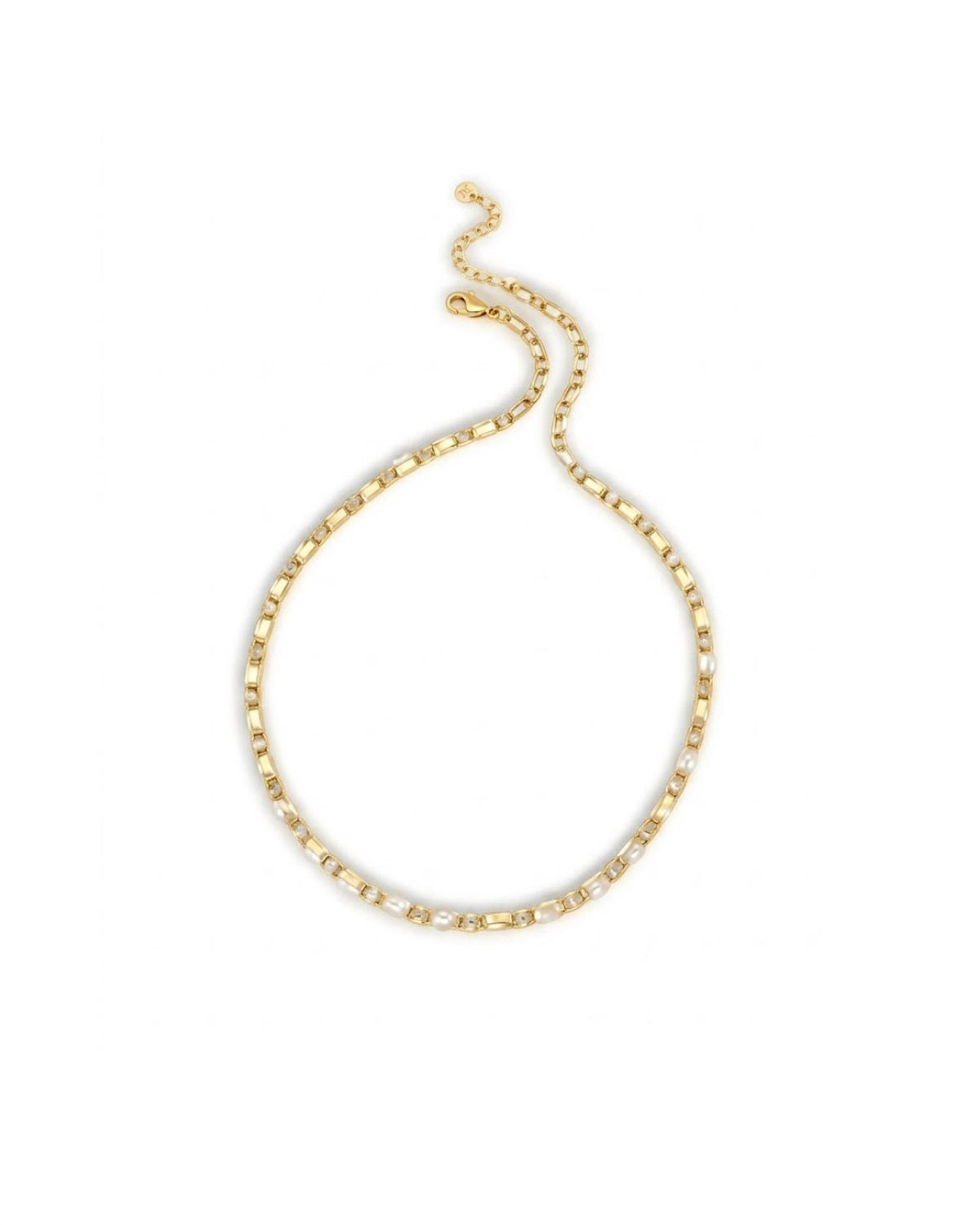 Theia - Women's Baguette Eternity Necklace