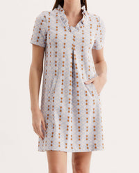 Tyler Boe - Kelly Knit Ruffle V Neck Dress