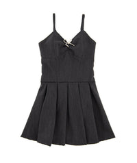 Flowers By Zoe - Girl's Carine Gabardine Bow Dress