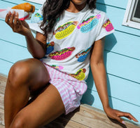 Queen Of Sparkles - Hot Dog Tee