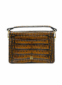 Maria Oliver - Women's Valencia Handpainted Croc Crossbody Bag