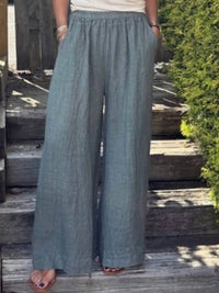 Brand Bazar - Loren Linen Palazzo Pants