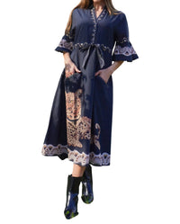 Islapayal - Cape Midi Dress
